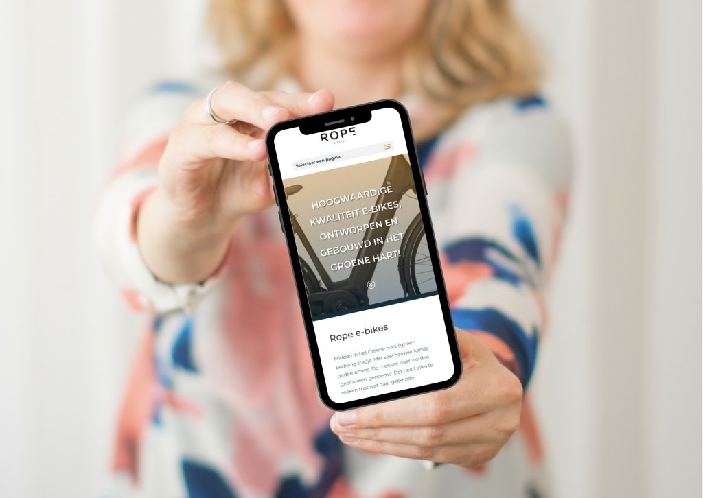 Wordpress Website voor Rope E-bikes